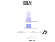 Tablet Screenshot of galootcentral.com